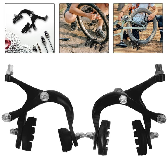 KAJNBN Aluminum Alloy Brake Calipers 2Pcs for Cyclists with Water and Mud Removal Function 4.7x3.9in