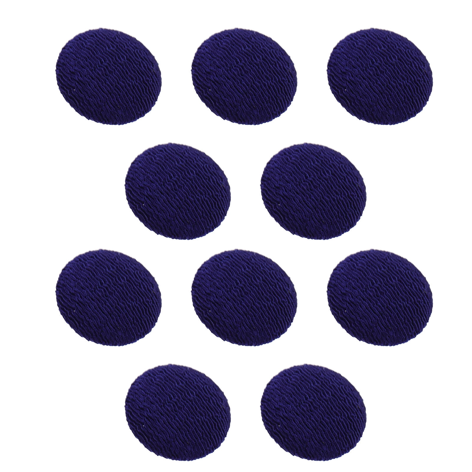 KAJNBN Buttons for Crafting 10Pcs Round Navy Cloth for Sewing and DIY ...