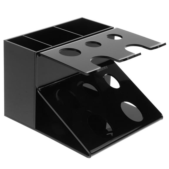 KAJNBN Makeup Organizer Vanity 1Pcs Razor Holder Black Acrylic for Bathroom Counter and Essentials
