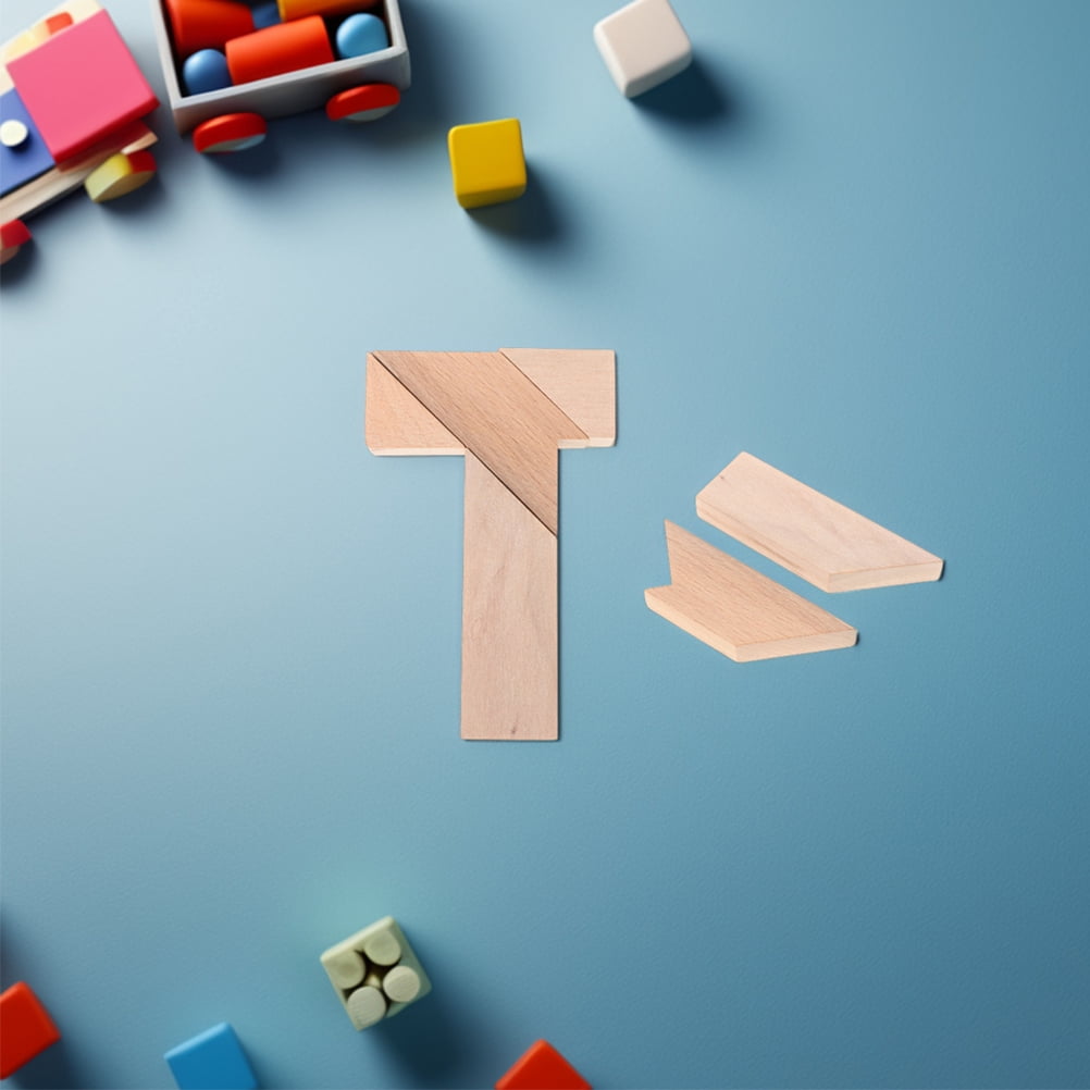 KAJNBN Puzzle Board 2Pcs Wood Hand-Eye Coordination Shape Learning ...