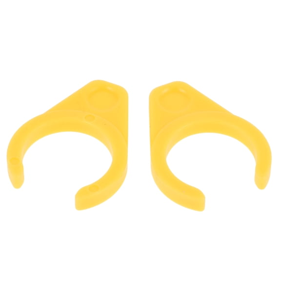 KAJNBN Quick Release Pedal Fixator 1 Pair Yellow Plastic for Bicycles