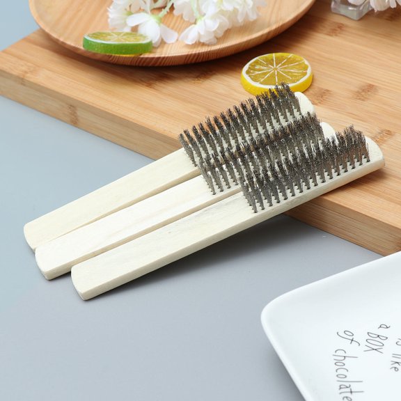 KAJNBN Stainless Steel Scourer 5Pcs for Hard-To-Clean Areas in Beige