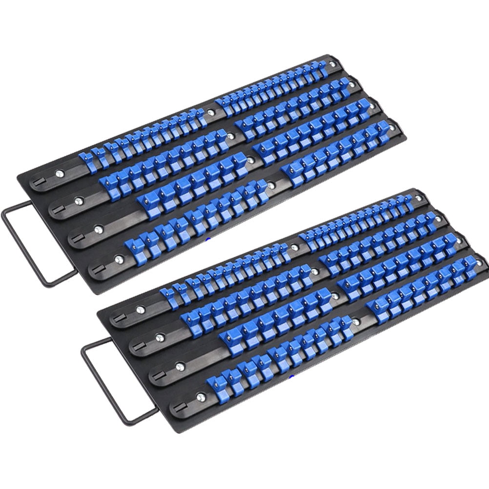 KAJNBN Wall-Mounted Tool Organizer 1Set Socket Storage Rail For Diy ...