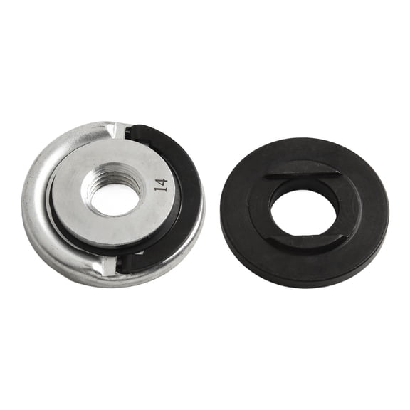 KAJOVE 2pcs Self-locking Pressure Plate Chuck M14-Thread Angle Grinder SDS Quick-release Nut Clamping Pressing Plate Flanges Nuts