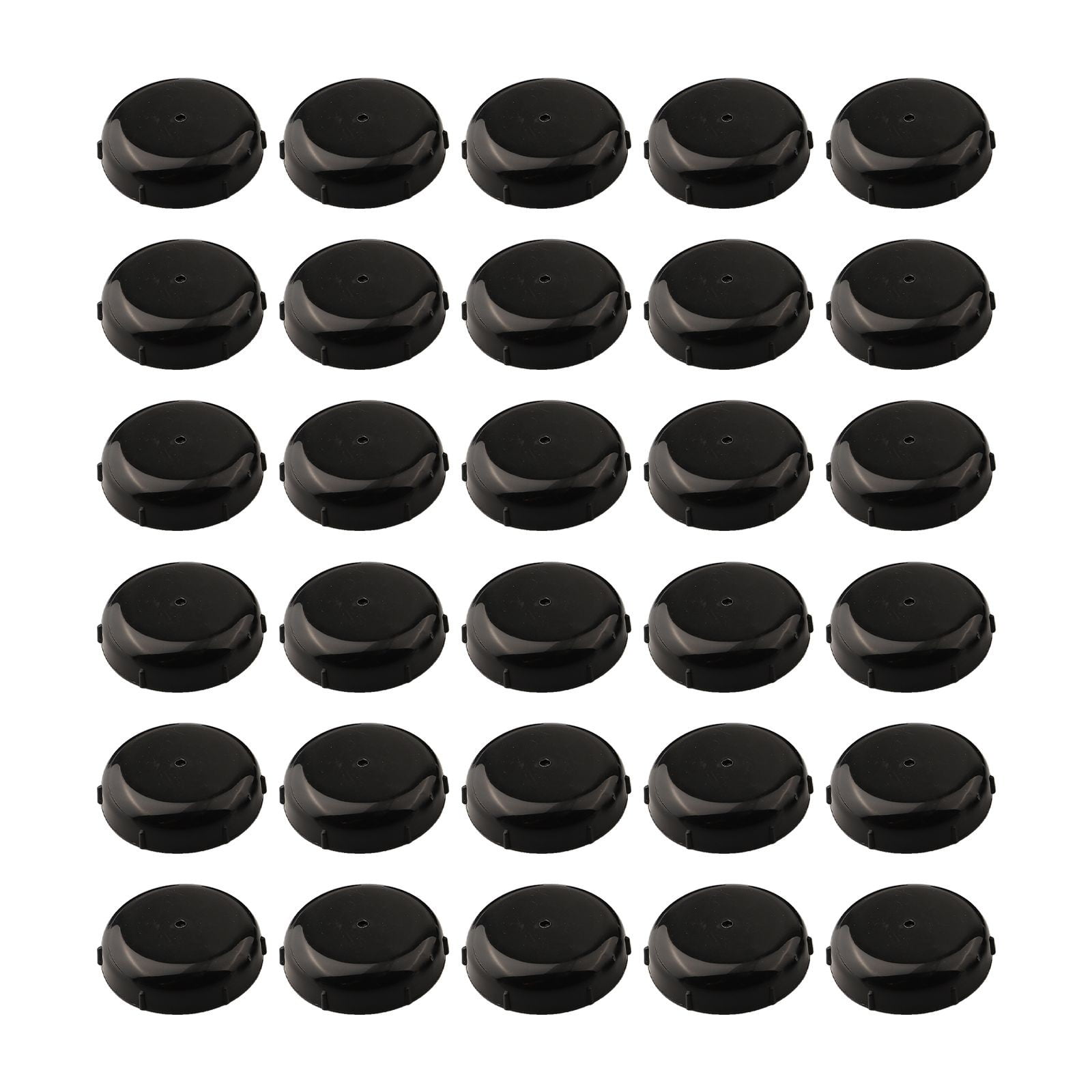 KAJOVE 30Pack Furniture Feet Lid Round Plastic Outdoor Wrought Iron ...