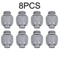 KAJOVE 8PCS 1/2in Connector NonMetallic Electrical Conduit Fitting PVC