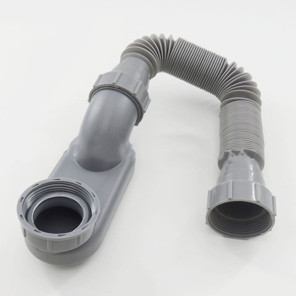 KAJOVE Adjustable Telescopic Drain Pipe for Bathtub Shower Room Kitchen Bathroom Plumbing Fixtures Plastic Extendable Waste Pipe
