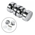 KAJOVE BacktoBack Glass Door Knob Puller Push Handle Bathroom Shower