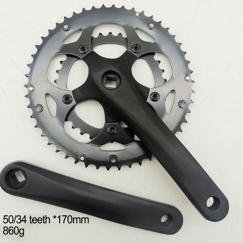 KAJOVE Double Chainwheel set for road bike 34/50T Crankset chainset