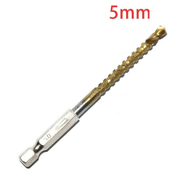 KAJOVE Hex Shank Drill Bit Metal Auger Multifunction Punch Tools