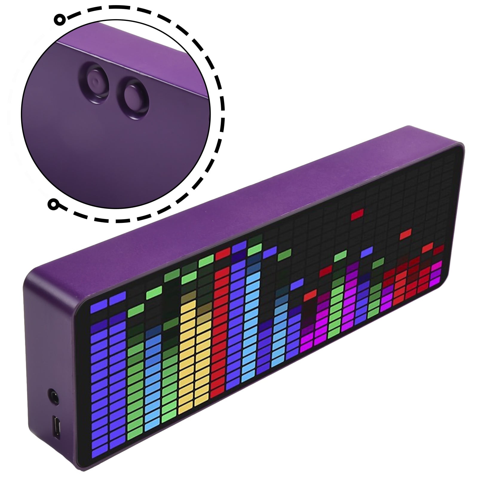 KAJOVE Music Spectrum Indicator VU Meter RGB Audio Level Display Amp ...