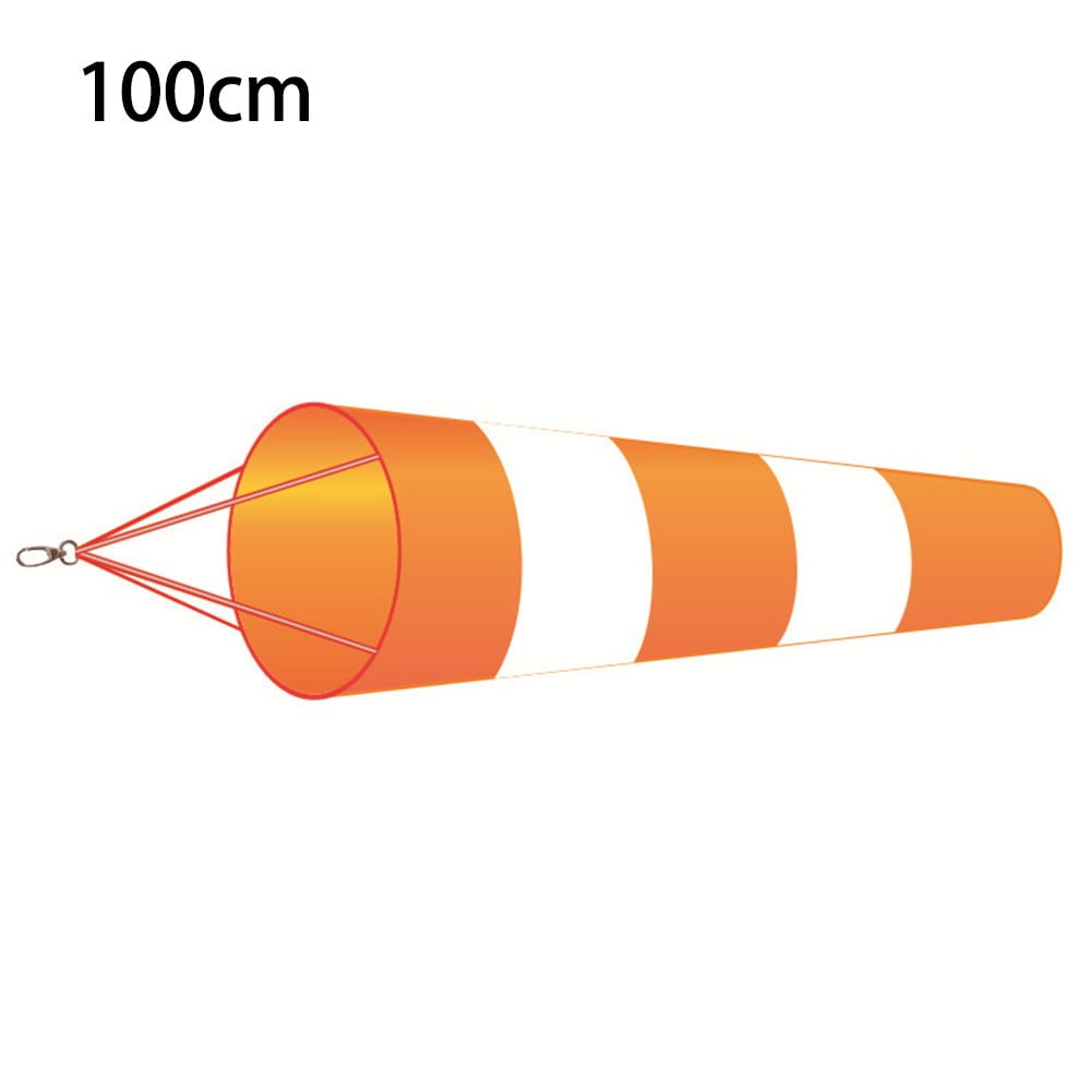 KAJOVE Reflective Windsock Orange+White Airport Windsock Wind Direction ...