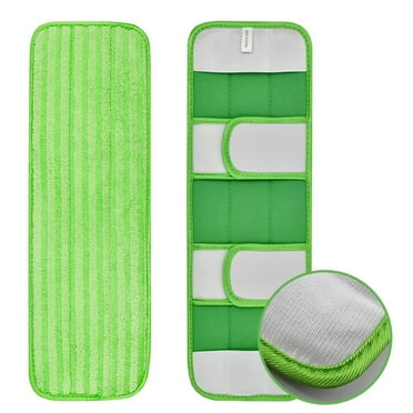 KAJOVE Reusable Dust Mop Pads for Swiffer Sweeper XL, Microfiber Mop Pad Refill Wet Dry2 PACK