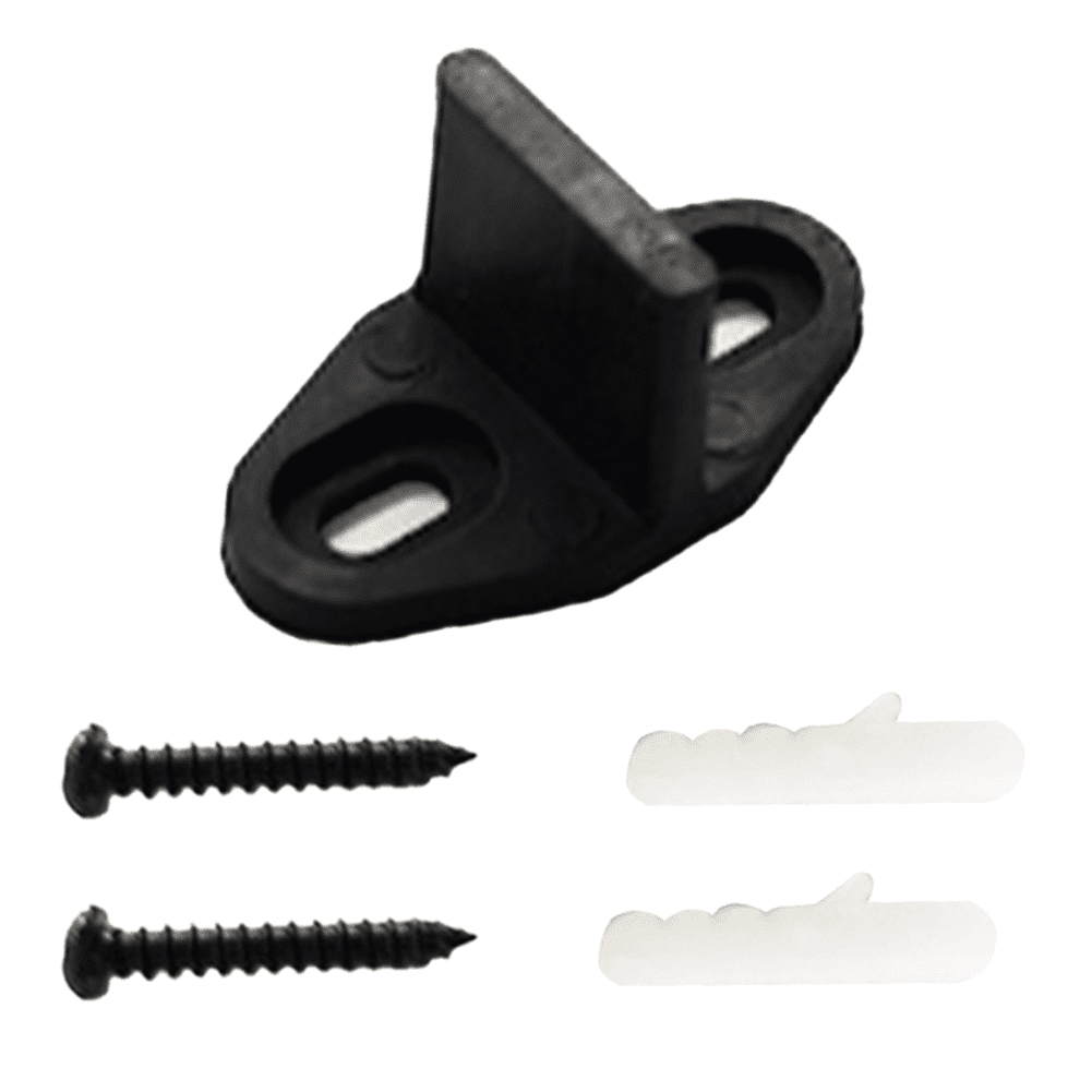 KAJOVE Sliding Barn Door Floor Guide Metal Ajustable Clip Bottom Track