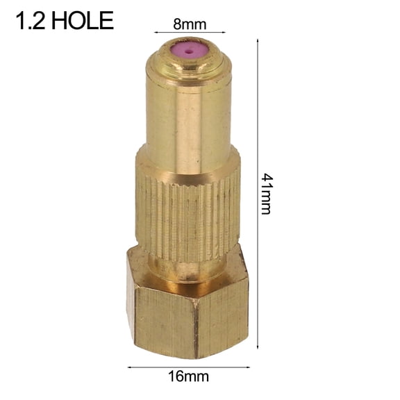 KAJOVE Spray Nozzle Sprayer High Pressure Ceramic Nozzle Adjustable Spraying Watering Agricultural Irrigation Sprayer Accessories 1.2 hole