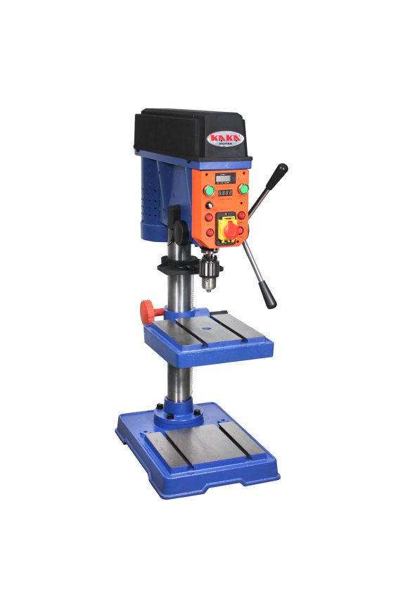 14.4 Inch Swing Benchtop Drill Press, 5/8" Capacity, Variable-Speed (260-1800 RPM) with Laser & Digital Display, 1HP 220V-60HZ-1PH, DP-16