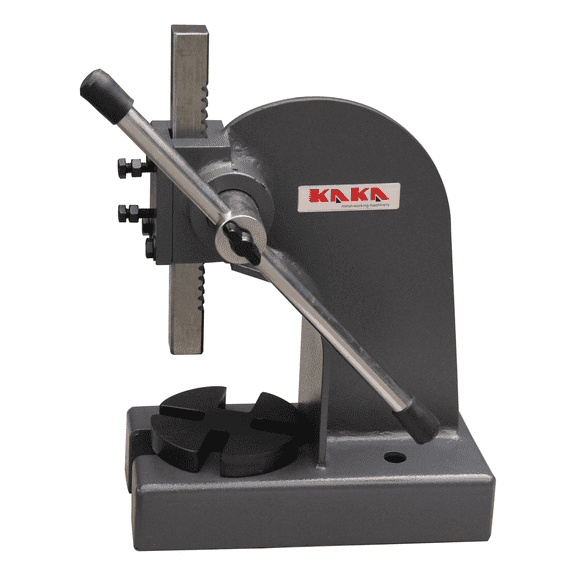KAKA INDUSTRIAL AP-1 Arbor Press, 1 Ton Manual Steel Manual Arbor Press, 4" Height Heavy Duty