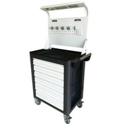 KAKA INDUSTRIAL GJC-206-2E Tool Cart ، 6 Drawer Tool Chest 77 Capacity 4 Ball-Bearing on Lockable Wheels Glided Drawers ، for Mechanics Industrial Garage، Warehouse & Repair Shop