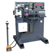 KAKA INDUSTRIAL M-55 4 stations Hydraulic Ironworker 55 ton Capacity punching shearing bending machine 220V-60HZ-3PH