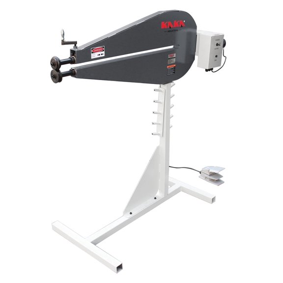 Sheet Metal Bead Roller, 36 inch Throat, 20 Gauge(0.036 Inch) Capacity Sheet Metal Rotary Forming Machine, Electric Power Bead Roller with Foot Pedal Control 110V-60HZ-1PH RM-36