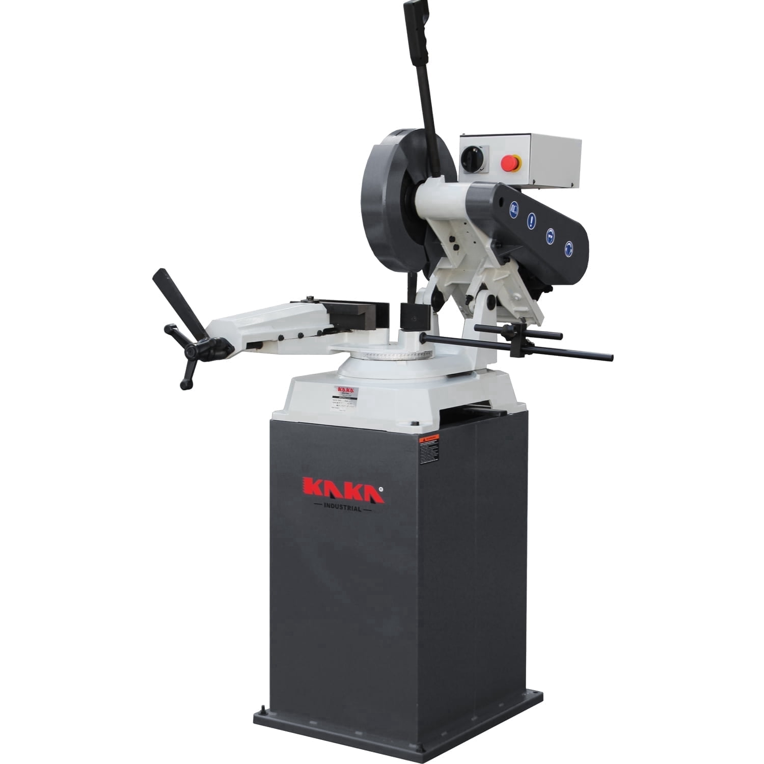 Kaka Industrial Abrasive Saw, Chop Saw, 0-45 Degrees Adjustable Angle Miter Saw, 12in Blade, 4000W 6480RPM TV-12
