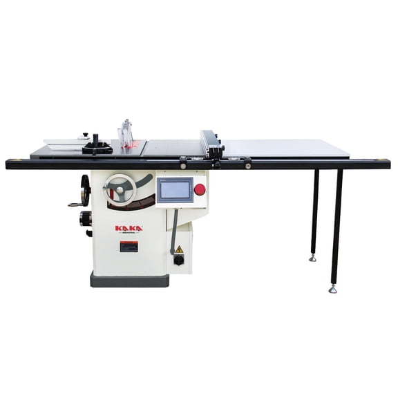KAKA INDUSTRIAL Table Saw 10 in with 52 in Industrial Fence, 3HP 220V Motor, Riving Knife, Extension Table WTS-1050S
