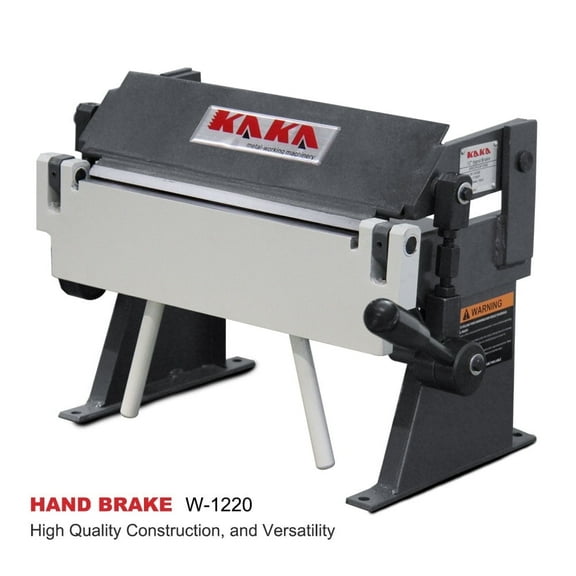 KAKA INDUSTRIAL Sheet Metal Brake, 12-Inch Precision Bending Brake, 20-Gauge Mild Steel Capacity Metal Brake Bender, 0-135 Degree Adjustable Aluminum Brake W-1220