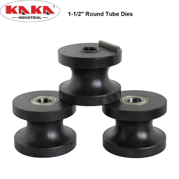 KAKA Industrial 1-1/2"Round Tube Rollers for TR-60, Round Tubing Roller Dies, Compatible With Tube Roller TR-60