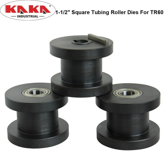 KAKA Industrial 1-1/2" Square Tubing Roller Dies For TR-60, Square Tubing Roller Dies,Compatible With Tube Roller TR-60