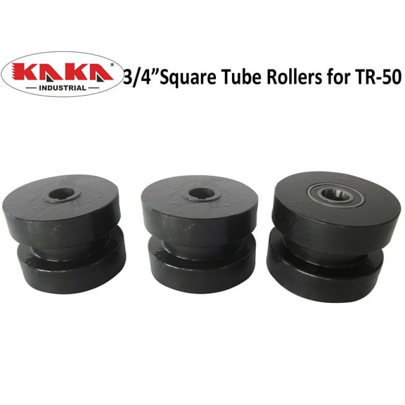 KAKA Industrial 3/4"Square Tube Rollers for TR-50, Square Tubing Roller Dies, Compatible With Tube Roller TR-50