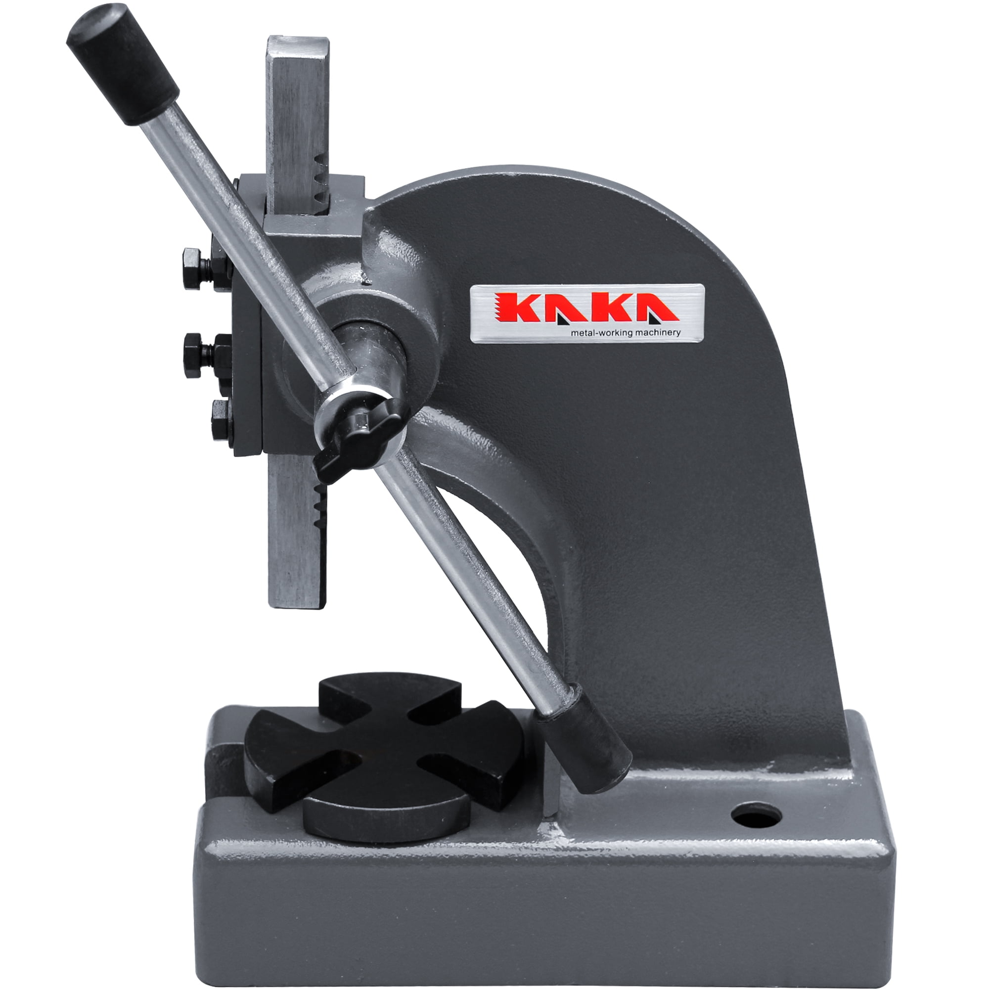 Kaka Industrial AP-2S Arbor Press, 2 Ton Hand Punching Machine, Adjust Press Height Jewelry Tools for DIY Leather Craft Punching Holes