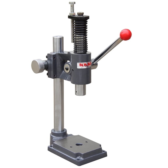 KAKA Industrial AP-2S Arbor Press, 2 ton Hand Punching Machine, Adjust Press Height Jewelry Tools for DIY Leather Craft Punching Holes
