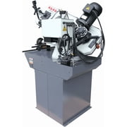 KAKA Industrial BS-106G horizontal bandsaw. Cuts up to 10 x6.1round metal stock at 90 . Swivel head miters up to 60  Metal Cutting Band Saw, 220V-60HZ-3PH