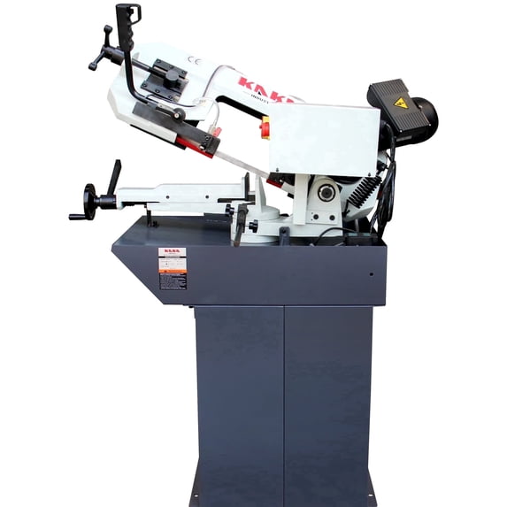 Mitering Metal Band Saw with 7.8 inch x 4.7 inch Cutting, 45° Miter Angle, 1.1HP Motor for Steel and Aluminum, with Coolant System BS-75G