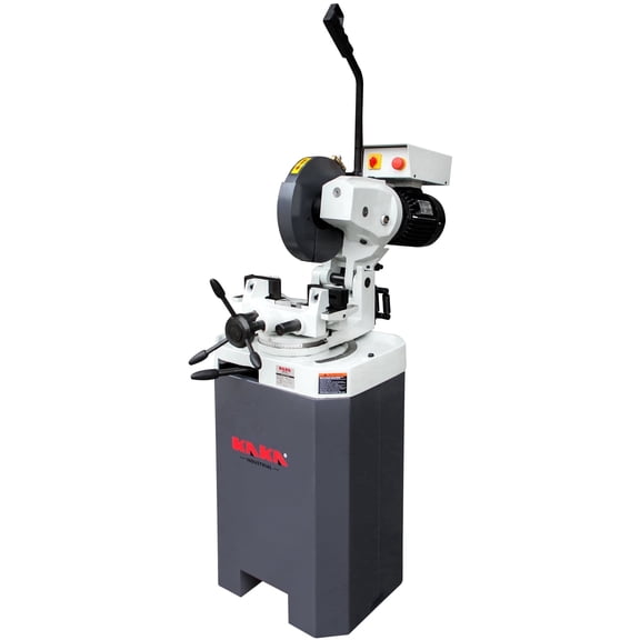 Circular Coldsaw, 12 inch Heavy Duty Manual Metal Cutting Saw, 1.7HP 3-Phase Motor, 22/44 RPM Double Speed, with Swivel Head and Coolant System for Steel & Ferrous Metals - CS-12