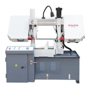 KAKA Industrial Metal Band Saw11 Inch Capacity Double Column Band Saw with 45  Rotating Head Hydraulic Downfeed Variable Speed Metal Cutting Bandsaw TBK-11A