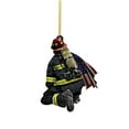 thumbnail image 1 of KAKA Personalized Firefighter Christmas Ornament 2025 - Customizable First Responder Tree Decoration, Durable Holiday Gift for Firemen, EMT & Rescue Workers, L, 1 of 3