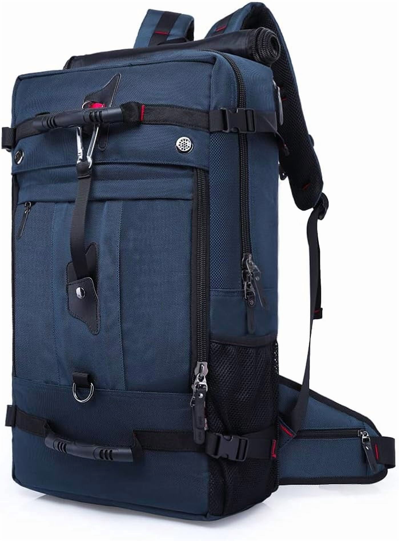KAKA Travel Backpack, Carry On Backpack Durable Convertible Duffle Bag Fit for 15.6 Inch Laptop for Men and Women(Medium 35L)