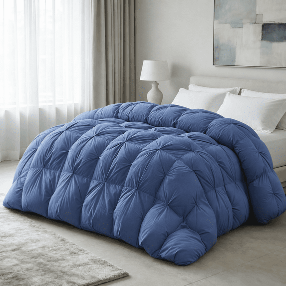 KAKABELL Premium Goose Feather & Down Comforter California King Size ...
