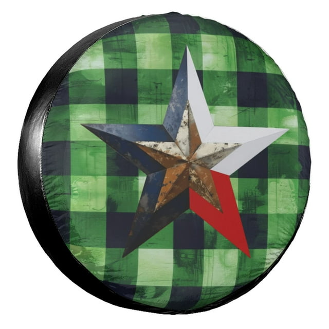 KAKALAD American Star Texas Green Buffalo Plaid 01 Universal Spare Tire