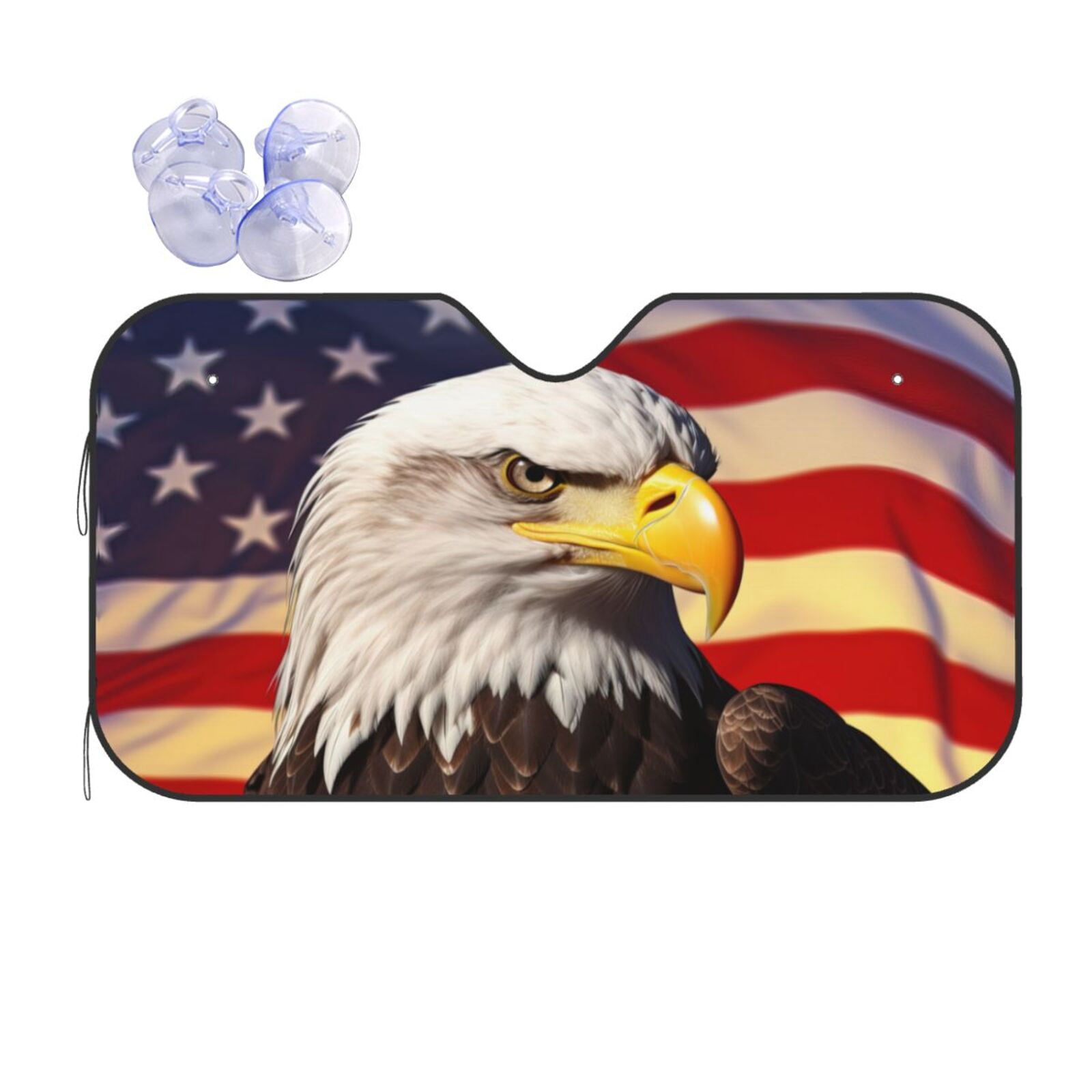 Car Windshield Sun Shade American Flag