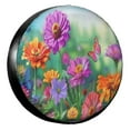 thumbnail image 1 of KAKALAD Bloom Spring 02 Pattern Spare Tire Cover Universal Car Vehicle Tools For Rv SUV Truck Camper Travel Trailer Accessories Buckle 16” Inch, 1 of 6