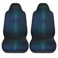 thumbnail image 1 of KAKALAD Blue steel plate texture Car Seat Covers Set Vehicle Front Seats Protector 2 Pcs, 1 of 9