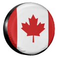thumbnail image 1 of KAKALAD Canada flag 02 Spare Tire Cover Universal Vehicle Accessories Buckle Car Tools 14”in, 1 of 6