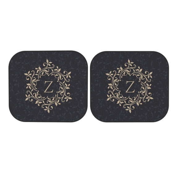 KAKALAD Classic Letter Z Universal Car Windshield Sunshade 2 Pcs 28.9"x 23.4"