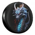 thumbnail image 1 of KAKALAD Cool devil dragon Spare Tire Cover Weatherproof Universal Vehicle Accessories 14 Inch, 1 of 6