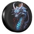 thumbnail image 1 of KAKALAD Cool devil dragon Spare Tire Cover Universal Vehicle Accessories Buckle Car Tools 15”in, 1 of 6