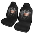 thumbnail image 1 of KAKALAD Dog American Flag Labrador Puppy Lab Retriever Cool 1 Car Accessories Seat Covers Set Vehicle Seat Covers Universal Front Seats Protector 2 Pcs, 1 of 9