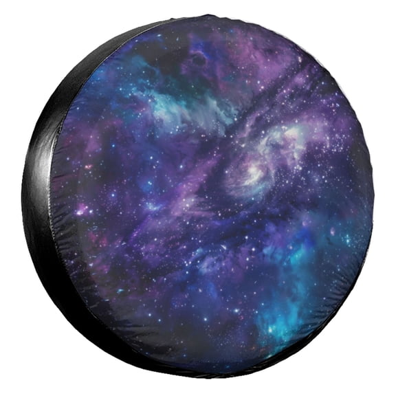 KAKALAD Galaxy 01 Spare Tire Cover Universal Vehicle Accessories Buckle Car Tools 14”in