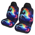 thumbnail image 1 of KAKALAD Galaxy Rainbow Unicorn 04 Car Accessories Seat Covers Set Vehicle Seat Covers Universal Front Seats Protector 2 Pcs, 1 of 9